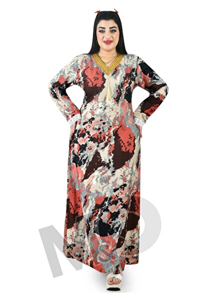 M&O 2 Floral Cotton jalabiya