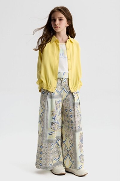 nk kids 31314 ÇİNİ BİYELİ GÖMLEK 8/14 Sarı