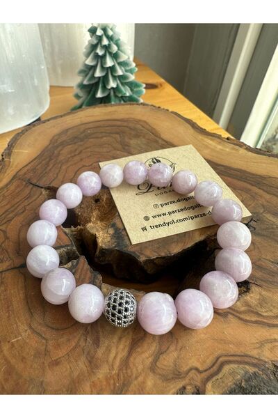 parze doğaltaş Kunzite Natural Stone Bracelet 11 mm