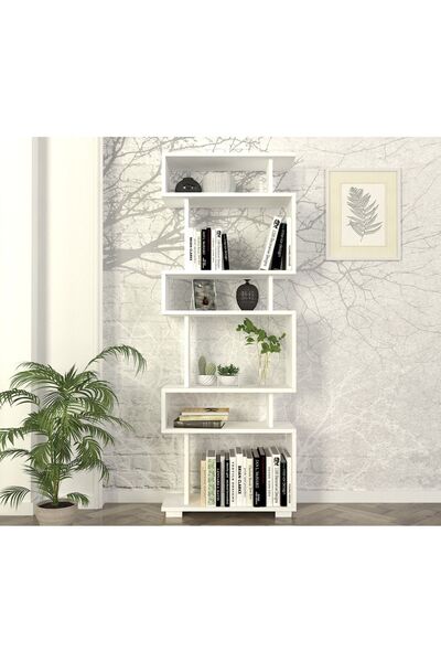 UnicUtil Biblioteca UnicUtil, Alb, 19,5 x 60 x 163 cm