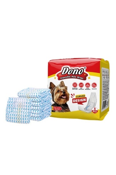 FOXMAG24 Disposable diapers for dogs, male, adjustable, S (30-48Cm)