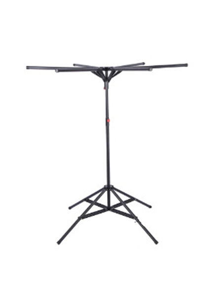 LILY Clothes dryer with foldable tripod and rotating arms