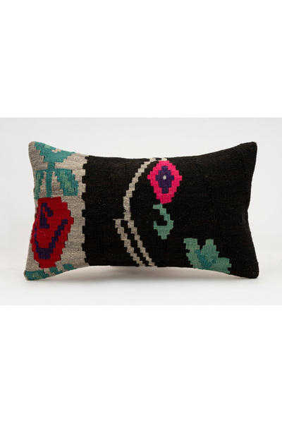Kilim Whole Sale Vintage Throw Pillow Cover Made from Handmade Rug, Wool, 30X...