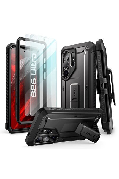Supcase Unicorn Beetle Pro Case for Galaxy S26 Ultra + 2 Glass, Black