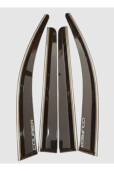 lina oto aksesuar Tourneo Courier 2014-2023 kromlu ve goldlu cam rüzgarlığı y...