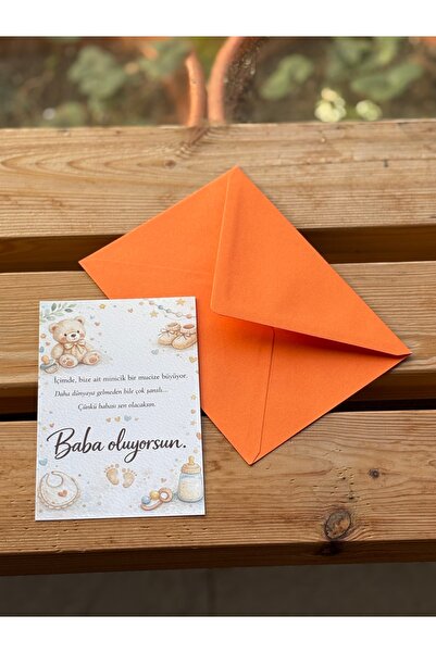 BETSY STUDIO You'Re Becoming a Father Card Special Design with Colorful Envelope