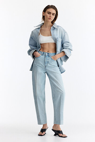 H&M Barrel High Ankle Jeans