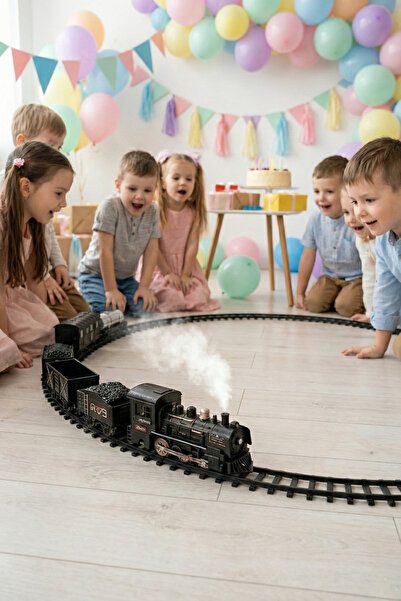 ROZİTOYS Işıklı Ve Sesli Buharlı Tren Set 15 Parça