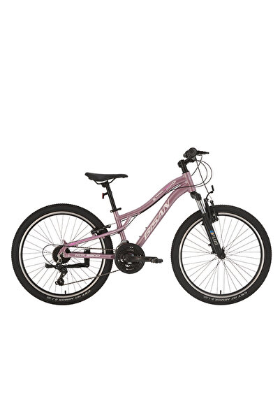 Bisan KDX 2800-V KADIN DAĞ BİSİKLETİ 30CM V 24 JANT 21 VİTES METALİK PEMBE BEYAZ