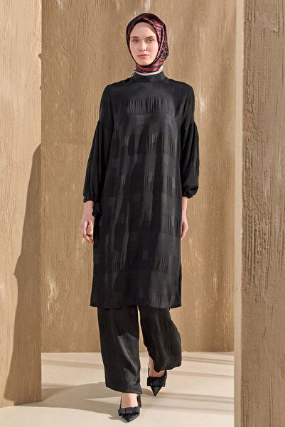 Setrms Kare Desenli Oversize İkili Takım