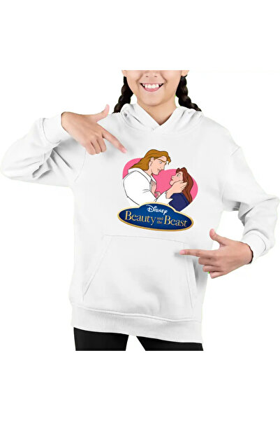 OEM Hanorac Copii Fete Frumoasa si Bestia Print