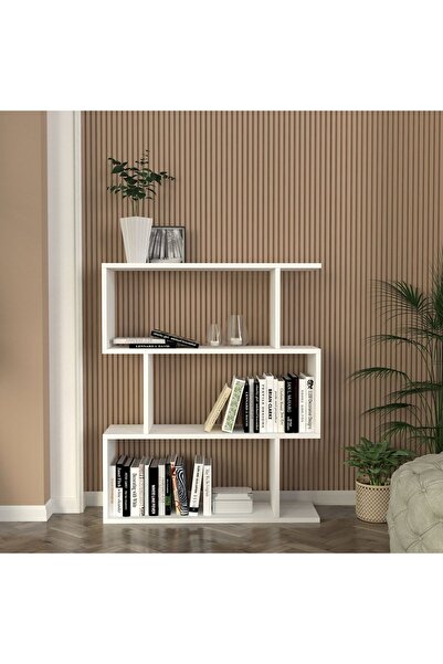 UnicUtil Βιβλιοθήκη, Frame Harmony, UnicUtil, 80 x 22 x 95,7 εκ., Alb, UUBIB16