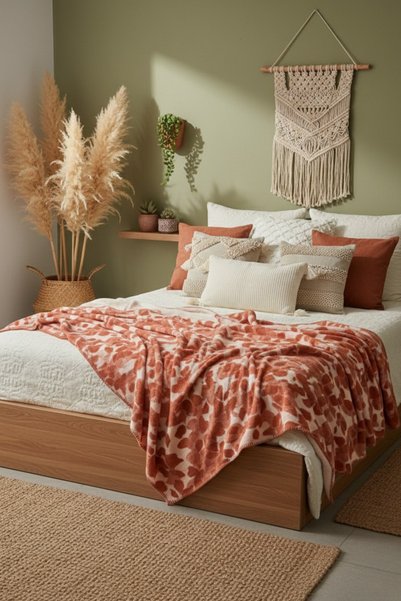 Lorvian Noletti Cotton Soft Textured Double Blanket