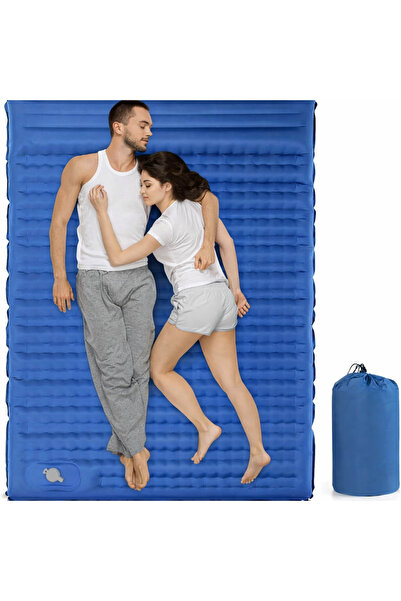 HIKENTURE Saltea pentru două persoane autogonflabilă, 12 cm Ultralight, 193x1...