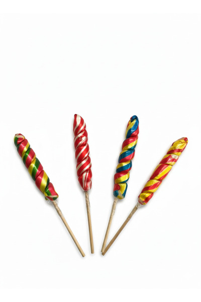 Honey Candy Balcı Şekerleme حجم كبير 50 قطعة 28 جرام حلوى حلزونية ملونة بنكهة...