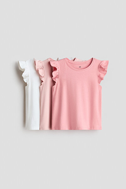 H&M 3'lü Volan Kollu Üst