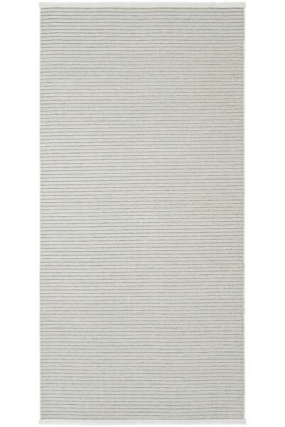 Cool Halı Marcos Krem Rengi Düz Renk Yıkanabilir Kaymaz Tabanlı Dokuma İnce K...