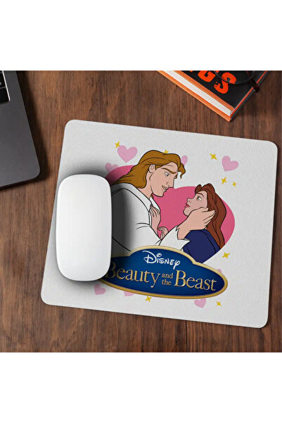 OEM Mousepad Frumoasa si Bestia Print