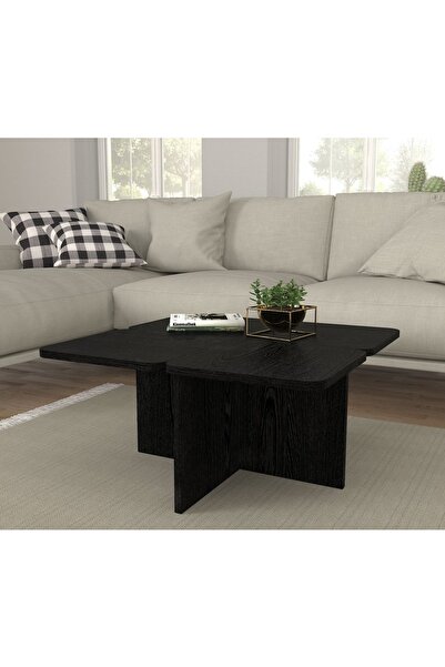 UnicUtil Masa de Cafea, Έντονη αντίθεση, UnicUtil, 70 x 70 x 35 cm, Negru, UU...