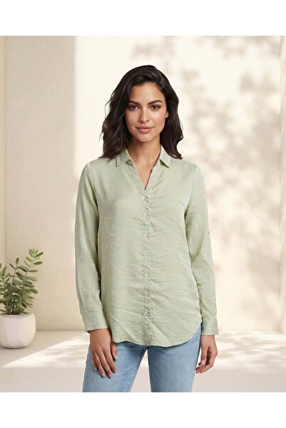 REDTAG Women Green Casual Blouse