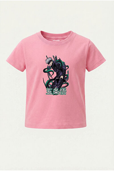 nirvoda Children's T-Shirt Satoru Gojo Jujutsu Kaisen Printed Kids Tshirt