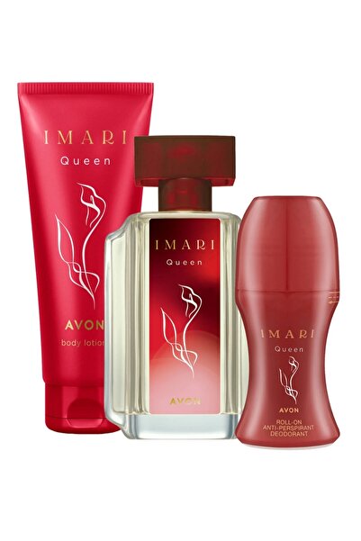 AVON IMARI QUEEN ROLON 50 ML.VÜCUT LOSYONU 125ML VE PARFUM 50 ML
