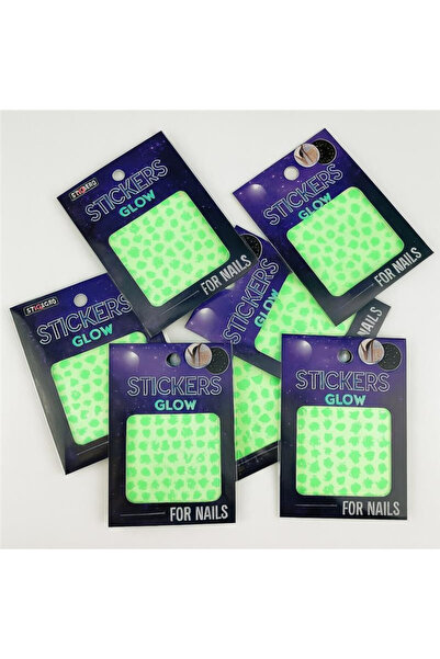 PROCART Autocolante fosforescente 3D pentru unghii, 350 de modele, efect stră...