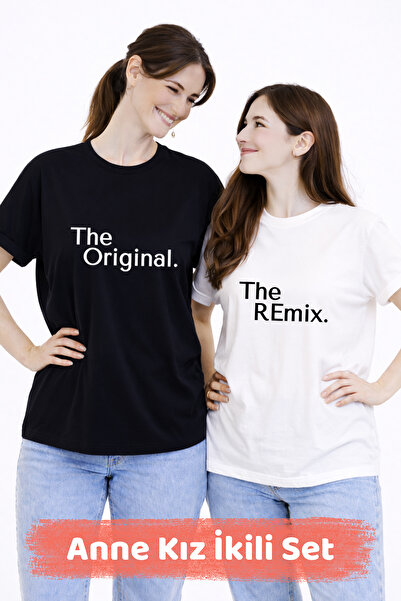 FANA Mother's Day Gift Mother-Daughter T-Shirt Set – the Original the Remix D...