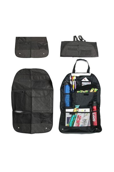 verk group Organizator pentru scaun auto cu buzunare multiple, protector pentru bancheta din spate