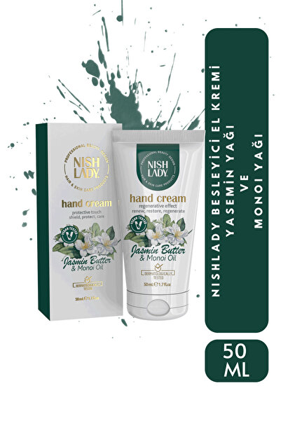 NISHLADY Nutritional Hand Cream (Yasemi̇n and Monoi Oil) 50 ml