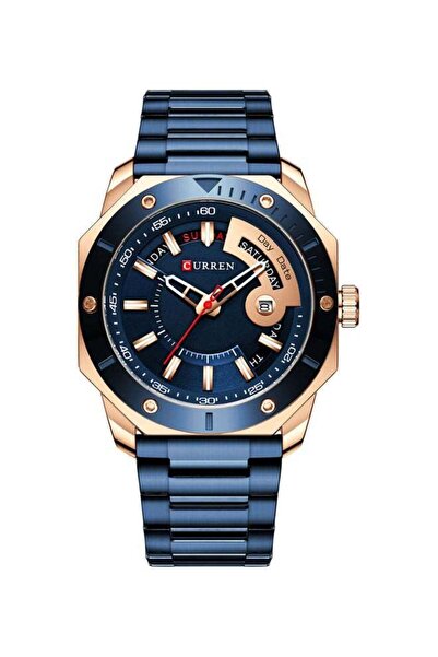 Curren Men's Quartz Movement Stainless Steel Watch J-4728BL-1 - 43 mm - Blue/...