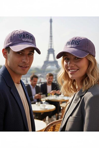 Aware Time Unisex Özle Washed Denim Cap Hat