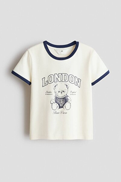 H&M Baskılı Tişört