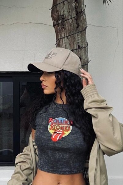 Noi Belis Washable Crop Length Printed Knitted Blouse Ss26Bz0015