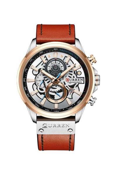 Curren Men's Water Resistant Chronograph Watch J4517RG-S-KM