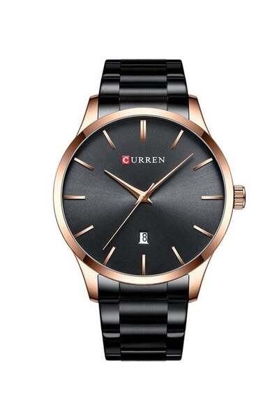 Curren unisex Stainless Steel Analog Watch 8357 - 45 mm - Black
