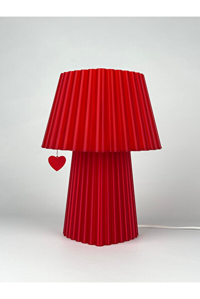 Smind Romantic Heart Table and Night Lamp Rustic Lamp Lampshade Study Bedroom...