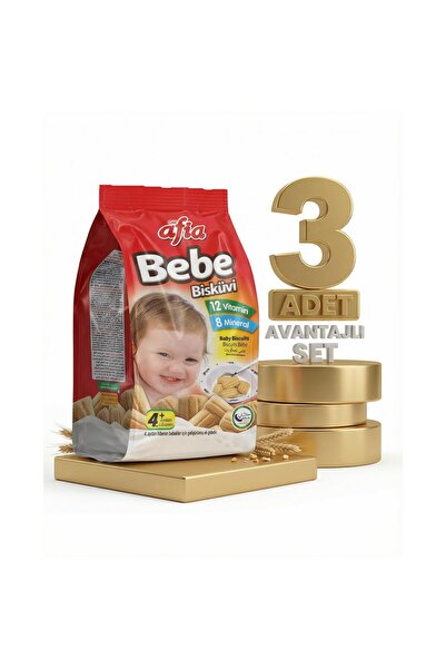 Afia Baby Biscuits with Vitamin Additives 3X150 Gr