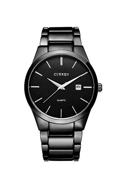 Curren Men's Water Resistant Analog Watch J0280B - 48 mm - Black
