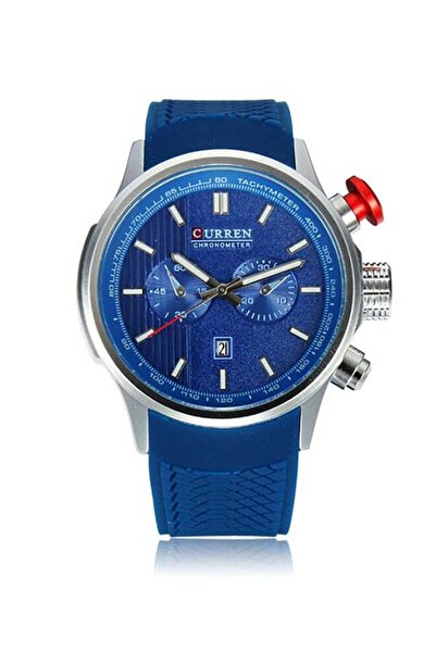 Curren men Silicone Date Display Watch WT-CU-8175-BL