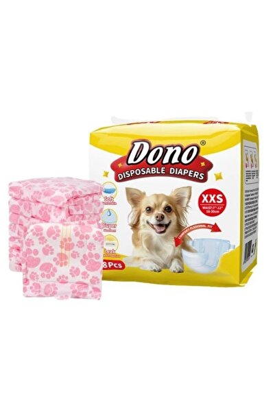 FOXMAG24 Disposable diapers for dogs, female, adjustable, XXS (18-30Cm)