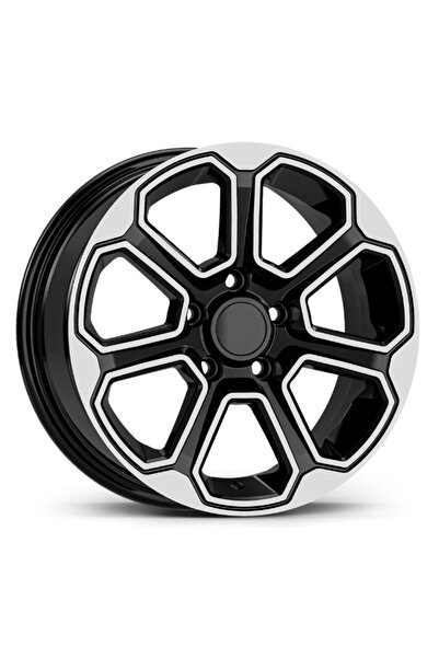 Zeetex 5X108X15 6.5 63.4 ET35 GLOSS BLACK DIAMOND FD (4 Adet)