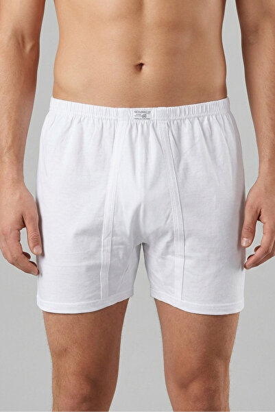 balkonda Men's Long Leg Underpants Argentina White 6-Piece Pack Cotton Flexib...