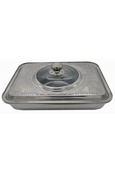 OEM TAVA CUPTOR CU CAPAC, INOX ,35*26*7CM, VANORA HOME