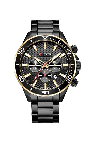 Curren Men's Black Dial Wrist Watch