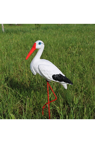 OEM Garden decoration, stork-shaped, 57 cm x 30 cm