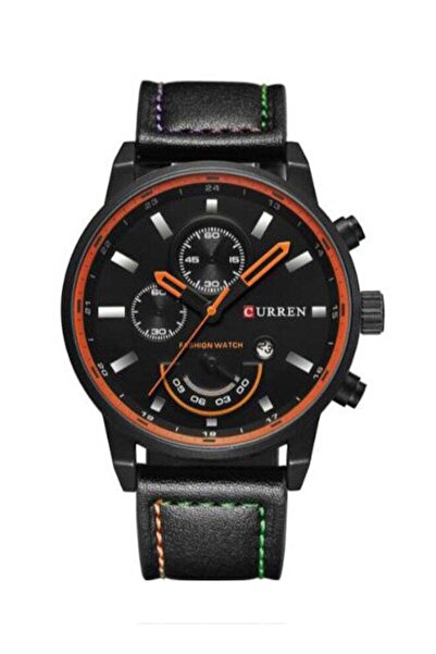 Curren Men's Water Resistant Analog Watch 8217 - 43 mm - Black