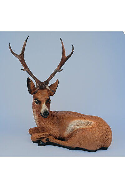 OEM Decoratiune pentru gradina, in forma de cerb, 80 cm x 71 cm