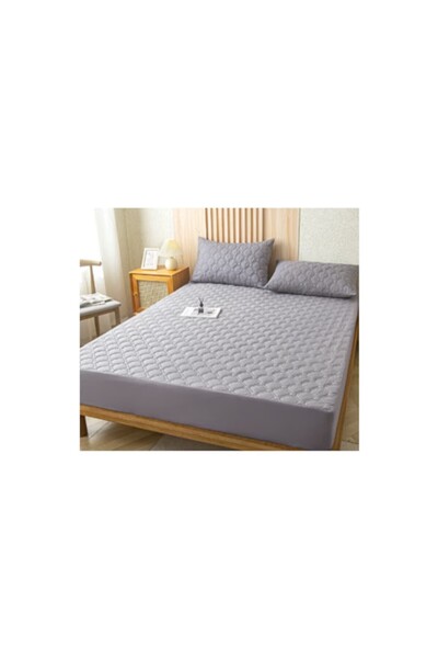 AT Performance waterproof cotton mattress cover, 180x200cm - Grey