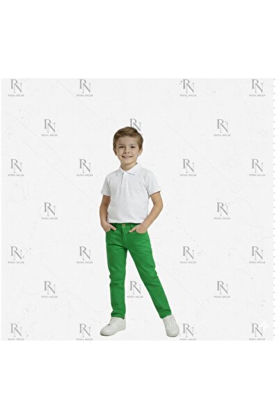 NACAR STYLİSH Boys' Polo Collar T-Shirt and Pants Set